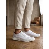 Ba0248 Boa Beyaz Esnek Bağcıklı Ultra Hafif Nefes Alan Sneaker Ayakkabı