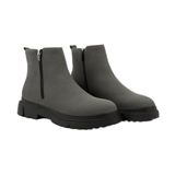 BA0777 Süet Füme Çift Fermuarlı Erkek Yarım Bilek Bot