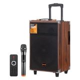 BAAB B-Q12 50 Watt Süper Bass Kumandalı Taşınabilir Kablosuz Mikrofonlu Bluetooth Hoparlör