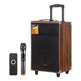 Baab B-Q8 8''20Cm Kablosuz 1 El Mikrofon Bluetooth Şarjlı Müzik Kutusu