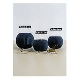 Baalaa Tasarım - Modern - Tealight Mumluk - Dekoratif Eviniz için Hediyelik Mumluk Set - MAVİ