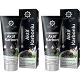 Bab-i Şifa Aktif Karbon 2x140 gr Bitkisel Diş Macunu