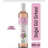 Bab-ı Şifa Doğal Fermente Gül Sirkesi 500 ml – Katkısız & Koruyucusuz Cam Şişe