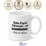 Baba Esprileri Yazılı Komik Tasarım Kupa Bardak Babalar Günü Hediye