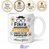 Baba Fıkraları Temalı Eğlenceli Kupa Bardak Babalar Günü Hediyesi