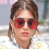 Baba Fiyatlar Beatrix Kırmızı Aynalı Kadın Güneş Gözlüğü - Kırmızı - Siyah