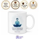 Baba Meditasyon Yapıyor Yazılı Kupa Bardak Babalar Günü Hediye