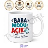 Baba Modu Açık Yazılı Eğlenceli Kupa Bardak Babalar Günü Hediyesi