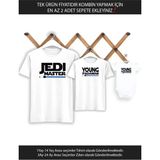 Baba Oğul Jedi Master (Tek Ürün Fiyatıdır Kombin Yapmak Için En Az 2 Adet Sepete Ekleyiniz) - 12 - 15 Ay - Beyaz