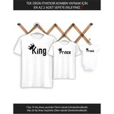 Baba Oğul King Prince (Tek Ürün Fiyatıdır Kombin Yapmak Için En Az 2 Adet Sepete Ekleyiniz) - 4XL - Beyaz
