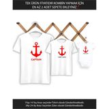 Baba Oğul Kız Captain First Mate (Tek Ürün Fiyatıdır Kombin Yapmak Için En Az 2 Adet Sepete Ekleyini - XL - Beyaz