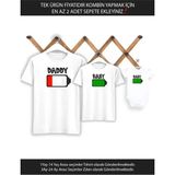 Baba Oğul Kız Daddy Baby (Tek Ürün Fiyatıdır Kombin Yapmak Için En Az 2 Adet Sepete Ekleyiniz) - XS - Beyaz