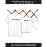 Baba Oğul Top Dad Son (Tek Ürün Fiyatıdır Kombin Yapmak Için En Az 2 Adet Sepete Ekleyiniz) - 15 - 18 Ay - Beyaz