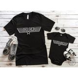 Baba Oğul Top Dad Son Zıbın Tshirt (Tek Ürün Fiyatıdır Kombin Yapmak için 2 Adet Sepete Ekleyiniz)