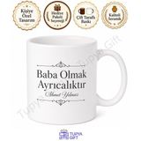 Baba Olmak Ayrıcalıktır Yazılı Kupa Bardak Babalar Günü Hediyesi