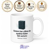 Baba Server Yazılı Komik Kupa Bardak Babalar Günü Özel Hediye