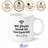 Baba WiFi Şifresi Yazılı Komik Kupa Bardak Babalar Günü Hediyesi