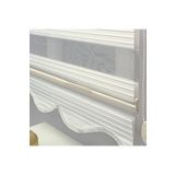 Babacan Home Design Pliseli Ekru Zebra Stor Perde Etek Dilim Hediyeli 200x260