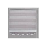 Babacan Home Design Pliseli Gri Zebra Stor Perde Etek Dilim Hediyeli 130x260