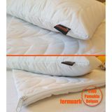 Babadağ Koleksiyon Pamuklu Kumaş Yastık Alezi 50 x 70 cm Kapitone Desenli 2'li Paket %100 Pamuklu Malzeme - Beyaz