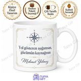 Babalar Günü Motivasyon Sözlü Kupa Bardak Özel Tasarım Hediye