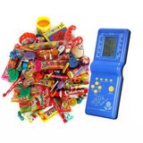 Babalar Günü Nostaljik Hediye Kutusu Mavi Tetrisli Büyük Boy 80'ler 90'lar