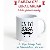 Babalar Gününe Özel Hediye Kupa, Kişiselleştirilebilir Kupa, Kişiye Özel Hediye - 1 Adet - 300 ml