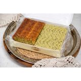 BABALIK PEYNİR HELVACISI Babalık Peynir Helvası Fırınlanmış & Fırınlanmamış Antep Fıstıklı Karışık Peynir Helvası (500 Gram) - 0,5 gr
