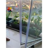 Babawick 150CM Şeffaf Plastik Cam Balkon Fitili Çıtası 8 mm Sağ Yönlü Kolay Montaj Özelliği