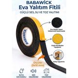 Babawick 5x10 mm Eva Sünger Fitil 10 Metre – Kapı & Pencere Için Kendinden Yapışkanlı Izolasyon Bandı | Ses, Toz ve Soğuk Önleyici Conta