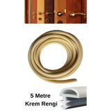 BABAWİCK Amerikan Panel Kapı Fitili 5 Metre Krem ( Bej ) Renk Ahşap Kapı Contası