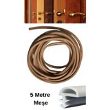 BABAWİCK Amerikan Panel Kapı Fitili 5 Metre Meşe Renk Ahşap Kapı Contası