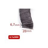 BABAWİCK Cam Balkon, Sürgülü Kapı Fitili, Kıl Fitil Taban 6,7 Mm, Yükseklik 20 Mm, Uzunluk 10 Metre 67x2000