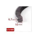 Babawick Cam Balkon, Sürgülü Kapı Kıl Fitili, Taban 6,7 Mm, Yükseklik 10 Mm, Uzunluk 10 Metre 67X1000
