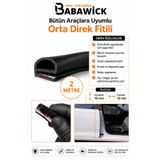 BABAWİCK Orta Direk Fitili Bütün Araçlara Uyumlu İki Kapı Arası Fitili Kendinden Yapışkanlı Toz, Rüzgar ve Ses Yalıtım Fitili 2 Metre