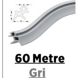 Babawick Pen Markalarının Kapı Pencere Contası Pvc Fitili 60 Metre Gri Tüm Standart Pvc Pimapen, Fıratpen, Egepen, Winsa Gibi Markalara Uygun