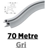 Babawick Pen Markalarının Kapı Pencere Contası Pvc Fitili 70 Metre Gri Tüm Standart Pvc Pimapen, Fıratpen, Egepen, Winsa Gibi Markalara Uygun