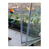 BABAWİCK Plastik Cam Balkon Fitili Çıtası Büyük H, Küçük H Veya D Fitil 1 Adet 150cm Şeffaf Fitil