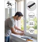 Babawick Saf Kauçuk Kar-01/ado-04 Kapı Pencere Fitili Beyaz Tamirat Contası Kaliteli, Uzun Ömürlü Vedayanıklı - 25 METRE
