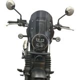 Babax Honda cl 250 Uyumlu Navigasyon Barlı Füme Retro Tur Camı - Siperlik