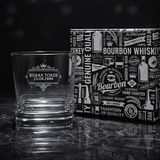Babaya Doğum Günü Hediyesi – Cask Serisi Kişiye Özel Viski Bardağı Elegan Bardak - Beyaz - 1 Adet