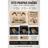 babayiğitreklam FİRMANIZA ÖZEL BASKILI OTO PASPAS KAĞIDI --1.000 ADET --35 X 50 CM - 140 GR.