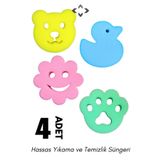 Babby Spoon Hassas Yıkama/temizlik Süngeri Eğitici Yıkama Süngeri Bebek Çok Amaçlı Sünger