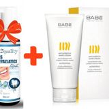 Babe 200 ml Anti Stretch Mark Çatlak Bakım Kremi+E2'quality Diş Beyazlatıcı Köpük