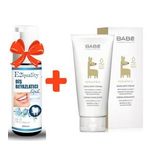 Babe Pediatrik Emoillent Cream 200 ml Atopik Bebek Cildi İçin Nemlendirici Krem+E2'quality Diş Beyazlatıcı Köpük