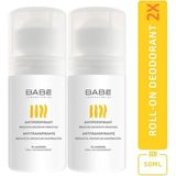 Babe Terleme Karşıtı Roll-On Deodorant 50 ml Kokusuz Unisex 2 Adet Set