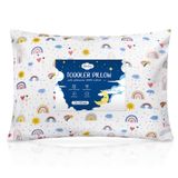 Babebay Küçük Çocuk Yastığı, 13X18 Uyumak için Yumuşak Bebek Yastıkları, Makinede Yıkanabilir Pamuk Yastık Kılıflı Çocuk Yastığı, Seyahat için Mükemmel, Yeni Yürüyen Çocuk Yatağı
