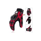 BabeMotor BABEBİKER Uzun 4 Mevsim Korumalı Eldiven Kırmızı Uzun
