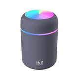 Babikamium Hava Nemlendirme Siyah-Füme Humidifier Buhar Makinası Ortam Oda Araba Araç Nemlendirici Işıklı Hava Makinesi