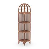 Babil Concept Apollon Bambu Raf – El Yapımı Dekoratif Çok Amaçlı Raf Ünitesi – Balkon, Veranda ve Kapalı Mekan Kullanımı – 33x33 cm, 144 cm Yükseklik